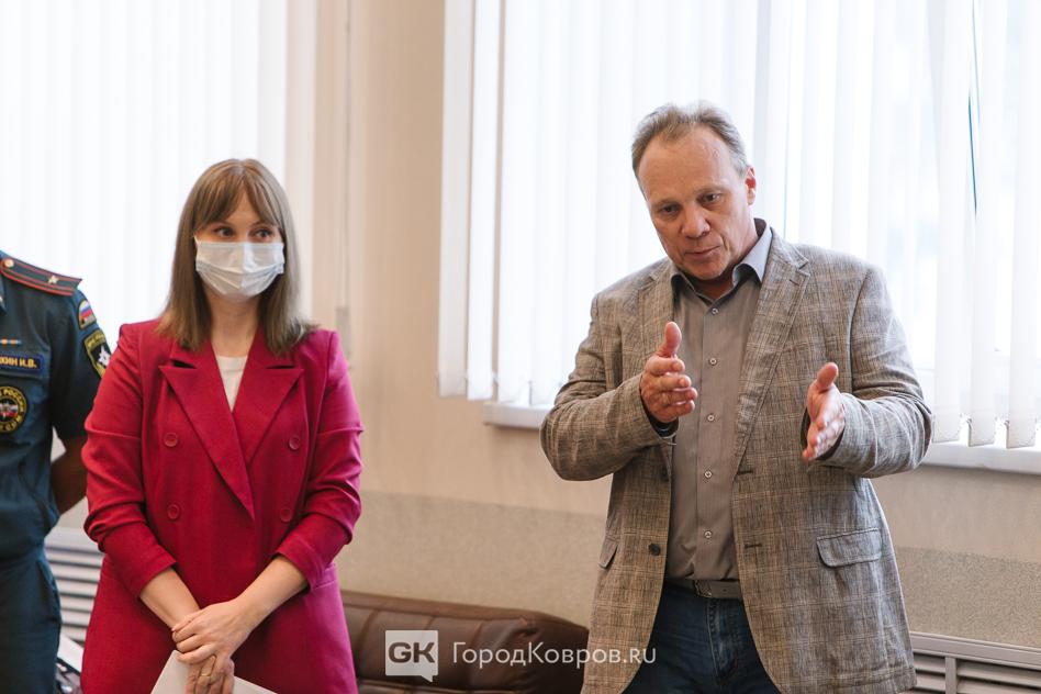 встреча с погорельцами