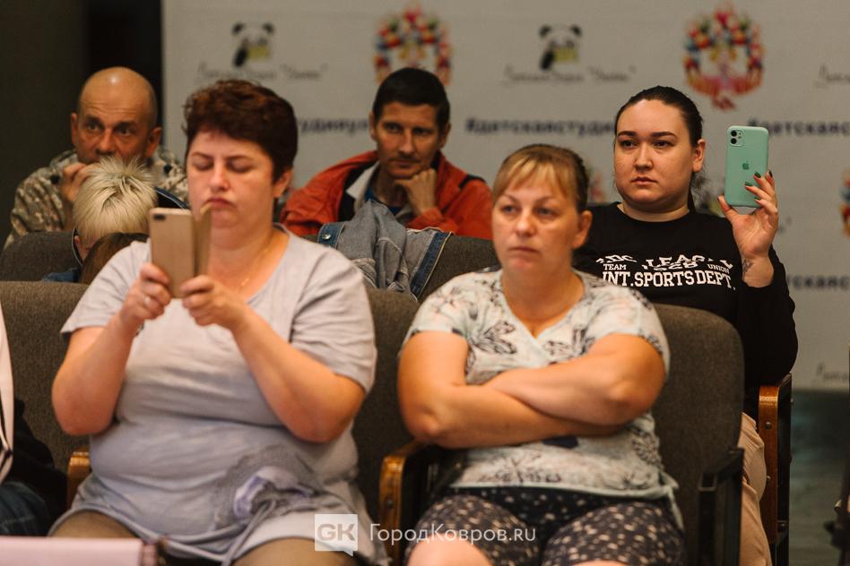 встреча с погорельцами