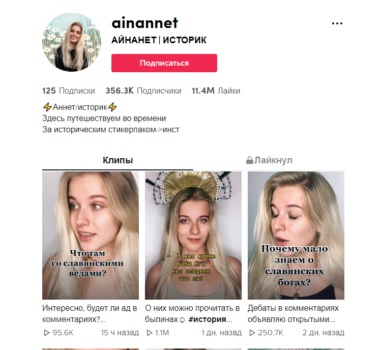 АЙНАНЕТ | ИСТОРИК